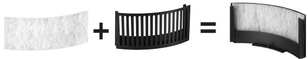 BEURER MK500 - Insérer le filtre à eau et le pré-filtre - 2