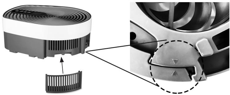 BEURER MK500 - Insérer le filtre à eau et le pré-filtre - 3