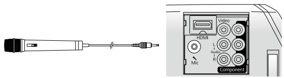 EPSON MG-850HD - Connexion d'un Microphone - 1