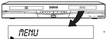 THOMSON DTH8654-64 - Principaux messages sur l'afficheur - 1
