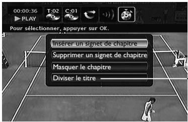 THOMSON DTH8654-64 - Accès au menu d'édition - 1