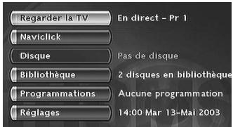THOMSON DTH8654-64 - Principaux messages sur l'afficheur - 2