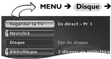 THOMSON DTH8654-64 - Menu des titres - 1