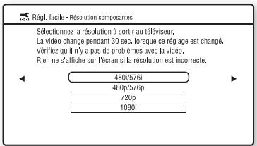 SONY BDP-S357B - Effectuez les réglages appropriés en fonction des câbles raccordés à votre téléviseur. - 1