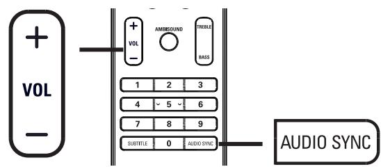 PANASONIC HTS-8141 - Synchroniser la sortie audio avec la lecture vidéo - 1