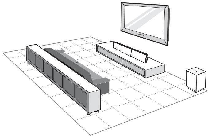 PANASONIC HTS-8141 - Installation de l'unité - 1