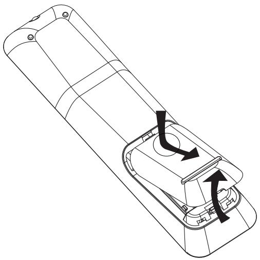 PANASONIC HTS-8141 - Préparation de la télécommande - 1