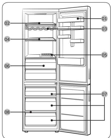 SAMSUNG RB34T670DSA - Présentation rapide du réfrigérateur - 1