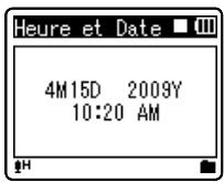 OLYMPUS WS-550M - Appuyez sur la touche OK▶ pour valider le réglage. - 1