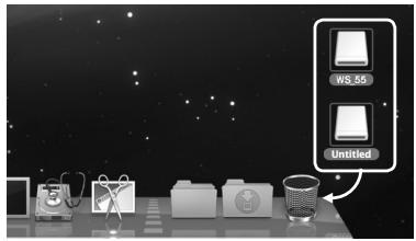 OLYMPUS WS-550M - Déconnecter l'enregistreur de votre PC - 2