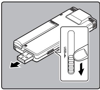 OLYMPUS WS-550M - Rechargement par connexion à un ordinateur via un port USB - 2