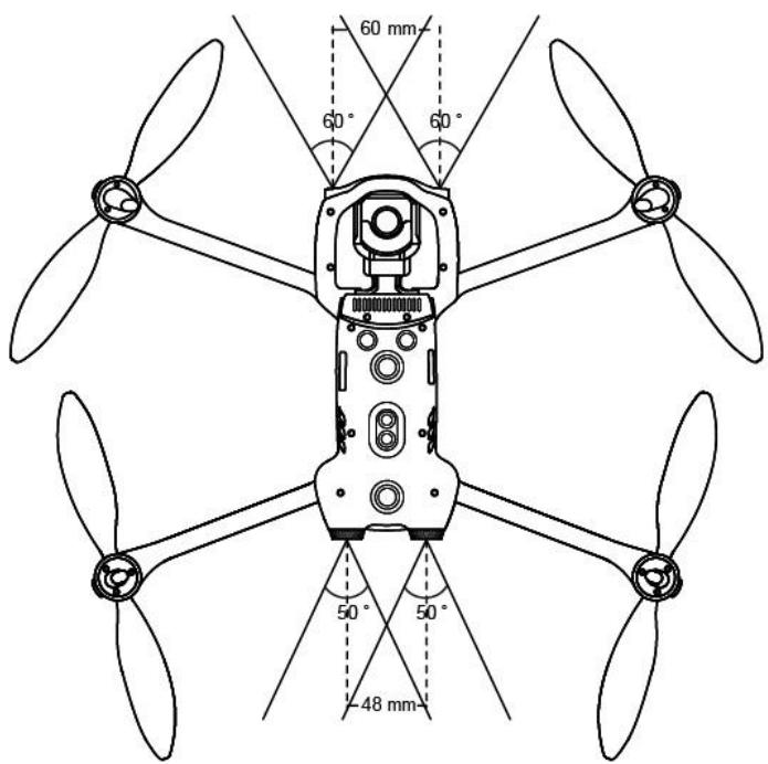 AUTEL ROBOTICS EVO i - Système de détection à vision binoculaire omnidirectionnelle - 1
