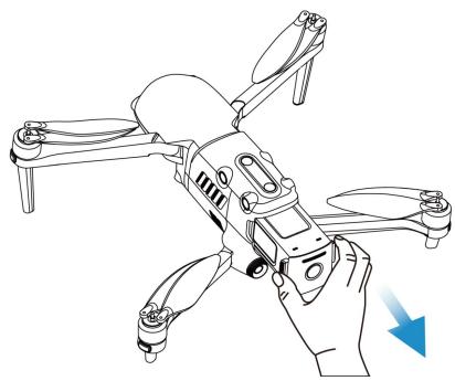 AUTEL ROBOTICS EVO i - Retrait de la batterie de l'appareil - 1