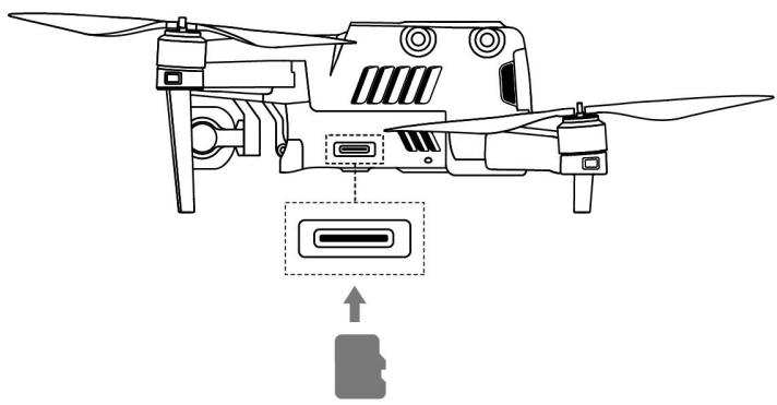 AUTEL ROBOTICS EVO i - Utilisation d'une carte micro SD - 1