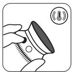 ROWENTA V8530 - - Limpe a pele - 1 min : - 1