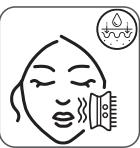 ROWENTA V8530 - - Limpe a pele - 1 min : - 2