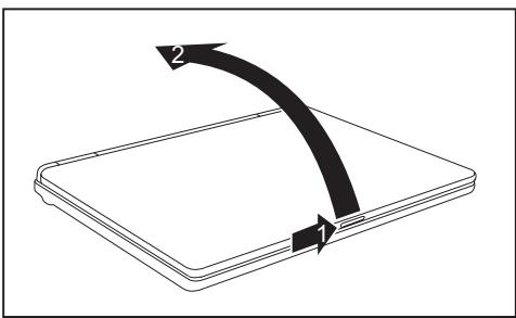 FUJITSU Amilo XA 2528-P6010 - Slå notebook-maskinen på - 1