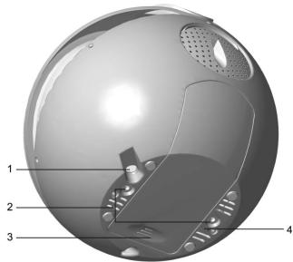 OREGON SCIENTIFIC MINHP ENCEINT I-BALL - VUE ARRIÈRE - 1