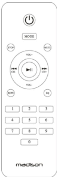 MADISON MAD-CENTER 160BR - FERNBEDIENUNG - 1