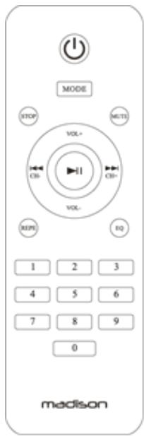 MADISON MAD-CENTER 160BR - MANDO A DISTANCIA - 1