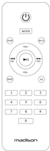 MADISON MAD-CENTER 160BR - Telecommande - 1