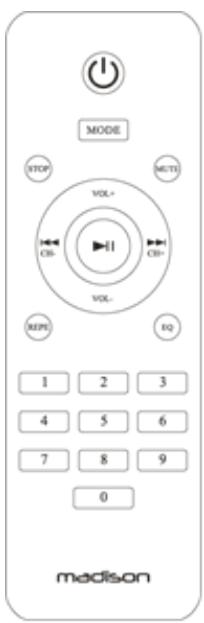 MADISON MAD-CENTER 160BR - AFSTANDSBEDIERING - 1