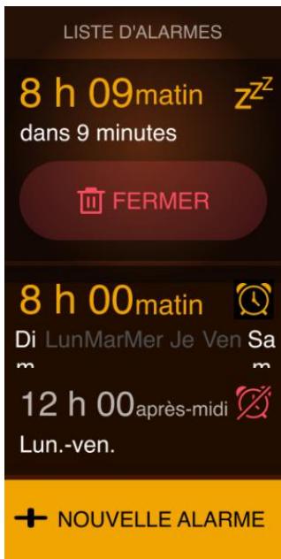 FITBIT SENSE2 - Arrêt ou répétition d'une alarme - 1
