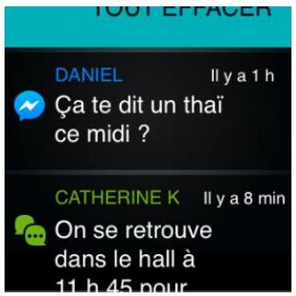 FITBIT SENSE2 - Affichage des notifications entrantes - 1