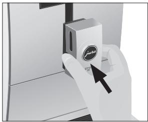 JURA ENA8FULLBLACKK - Démontage et rinçage de l'écoulement combiné - 8