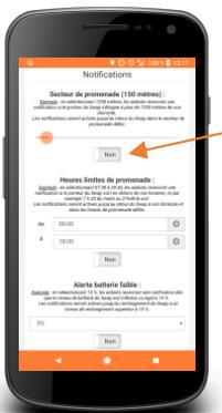 LEON NC - Menu paramètres - 1
