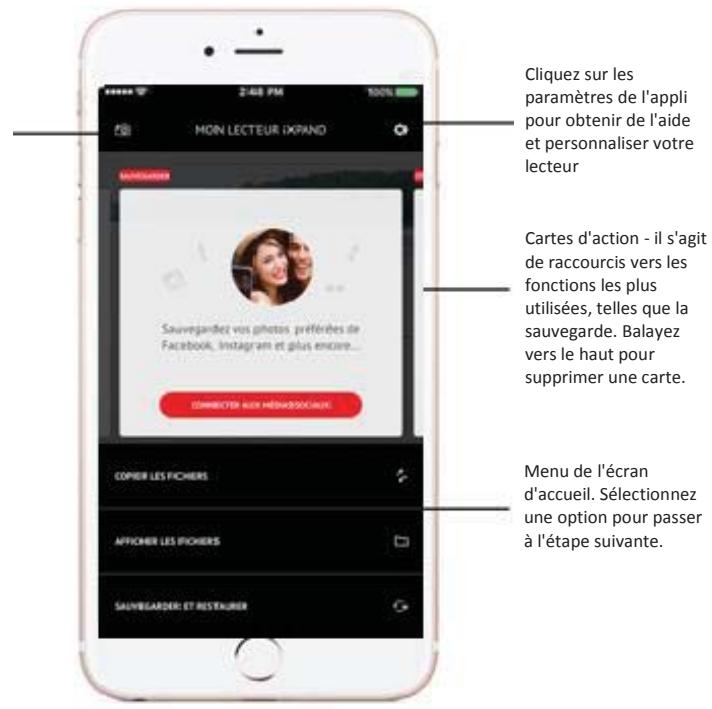 SANDISK CLE 3.0 iXPAND 64G - Présentation de l'appli - 1