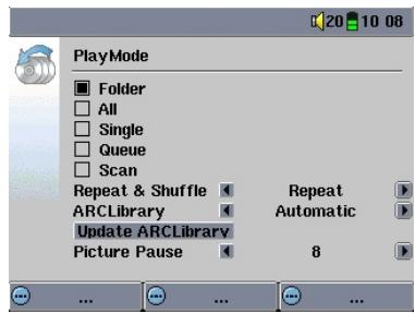 ARCHOS AV400 - Mode de lecture (Play Mode) - 2