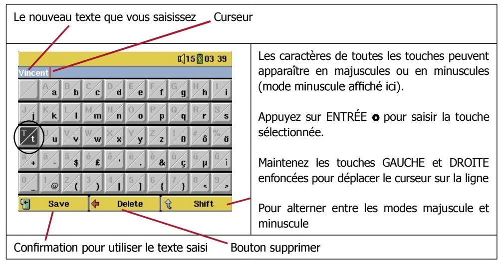 ARCHOS AV400 - Utiliser le clavier virtuel - 1