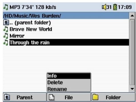 ARCHOS AV400 - Manipulation des fichiers et des repertoires - 1