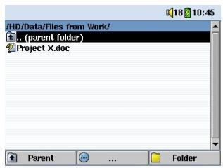 ARCHOS AV400 - Copier et transférer des fichiers ou des repertoires - 2