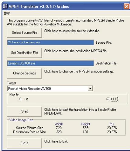 ARCHOS AV400 - Codec audio MP3 - 2