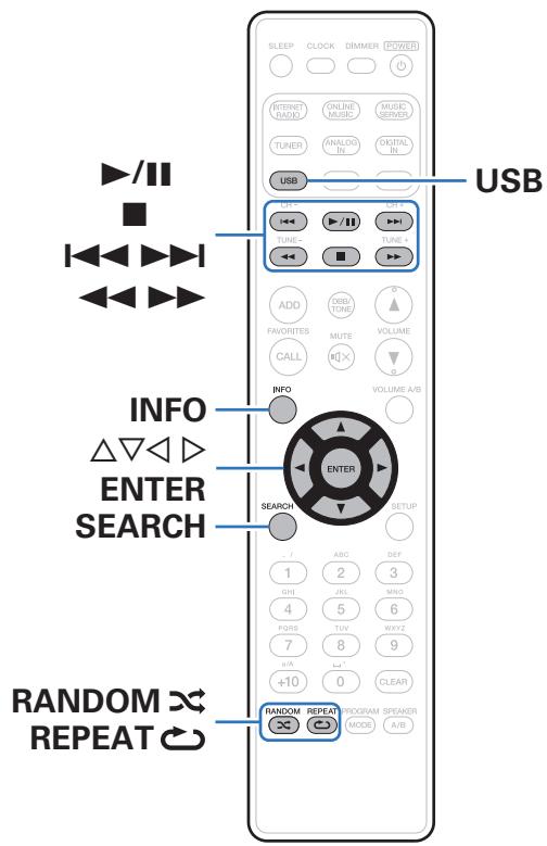 MARANTZ M-CR611 - Lecture du contenu d'un dispositif mémoire USB - 1