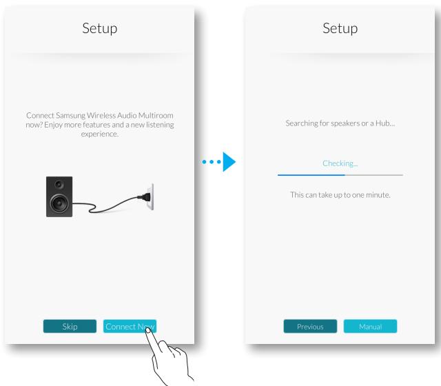 SAMSUNG WAM7500 - Si le réglage automatique échoue, Sélectionnez Manuel. - 1