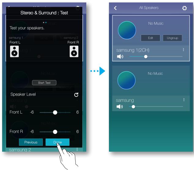 SAMSUNG WAM7500 - Réglage du mode de son ambiophonique - 3