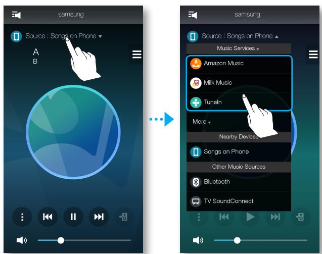 SAMSUNG WAM7500 - Écouter de la musique en streaming - 1