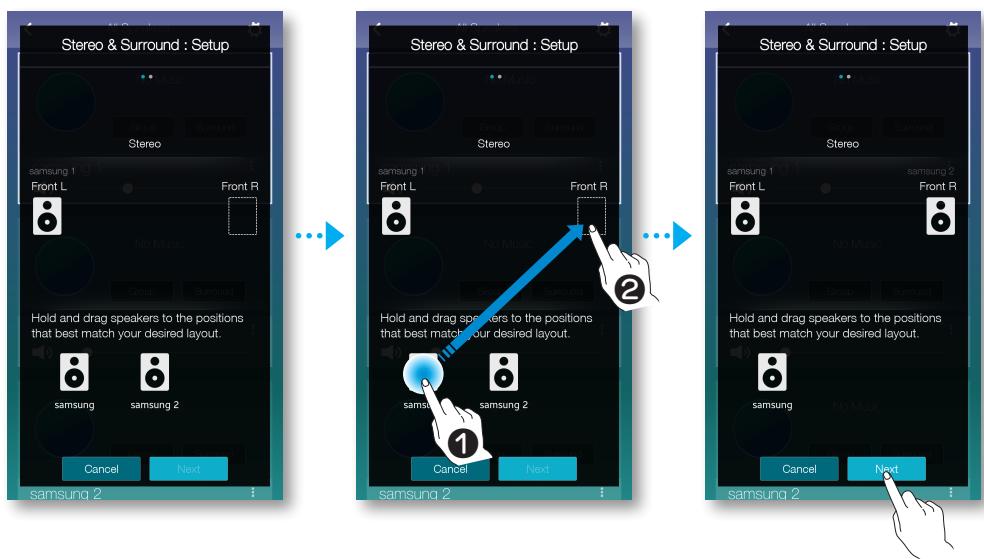 SAMSUNG WAM7500 - Réglage du mode de son ambiophonique - 2