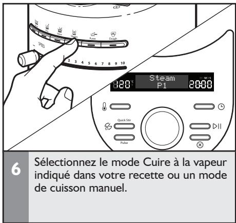 KITCHENAID KCFO104EBK5S - Utilisation des paniers-vapeur - 6