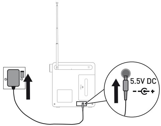 5.5V DC - - +