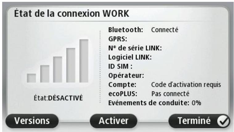 TOMTOM PRO 5150 TRUCK LIVE - État de connexion - 2