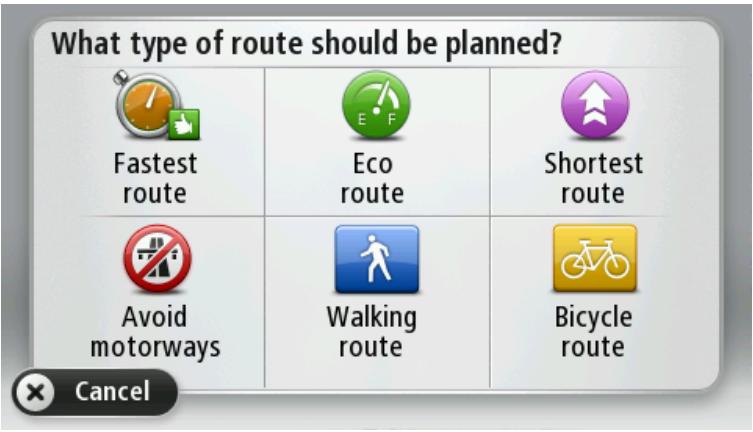 TOMTOM PRO 5150 TRUCK LIVE - Sélectionner un type de parcours - 2