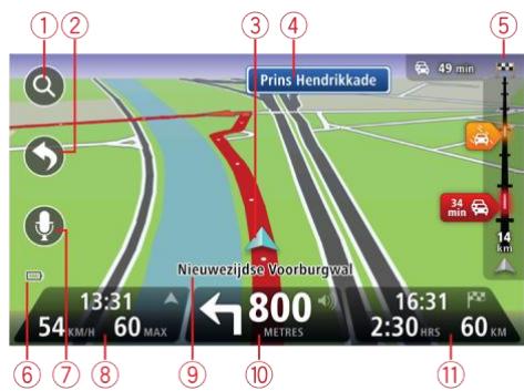 TOMTOM PRO 5150 TRUCK LIVE - Le mode conduite - 1