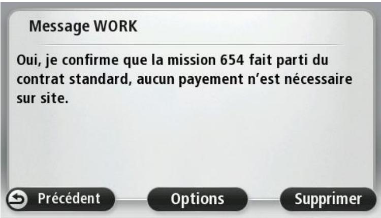 TOMTOM PRO 5150 TRUCK LIVE - Traiter les messages - 2