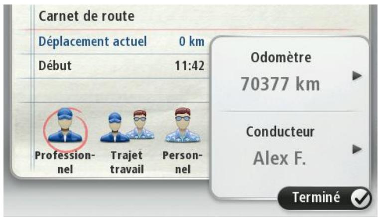 TOMTOM PRO 5150 TRUCK LIVE - Mode de carnét de route - 2