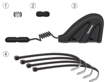 TOMTOM SPARK3 C+M FiN - Capteur de cadence et de vitesse - 1