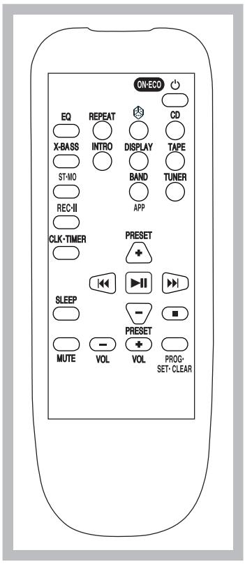THOMSON CS 84 ARGENT - Télécommande - 1